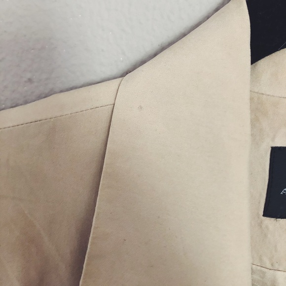 SOLD Vintage silk trench vest jacket - Picture 5 of 10